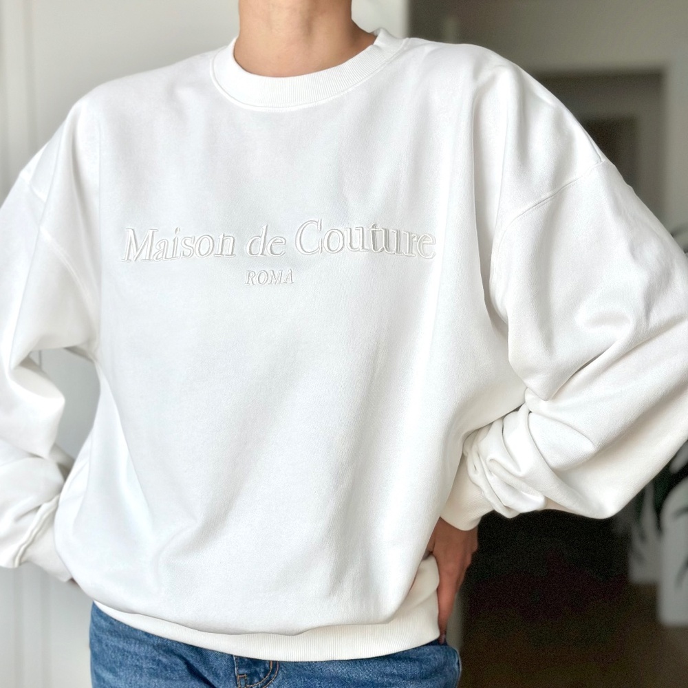 Cotton Sweatshirt Oversized sweater High quality Korean Brand - Picture 6 of 8